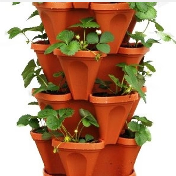 Tower Planter Brown